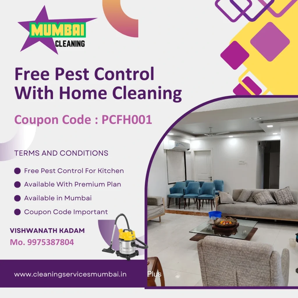 Free Pest Control with home cleaning