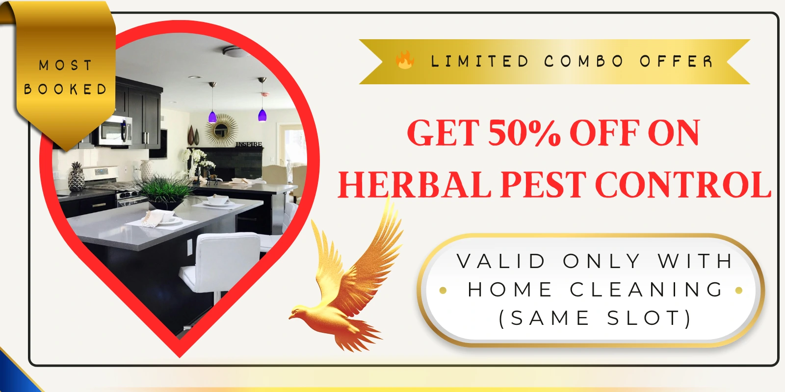 40% Off Herbal Pest Control with Unique Deep Cleaning Services in Thane Unique Deep Cleaning Services in Thane with 40% Off Herbal Pest Control